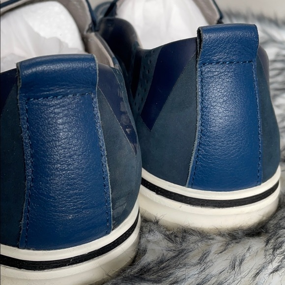 Belle Men’s Blue Suede Shoes Size 9 - Picture 4 of 4